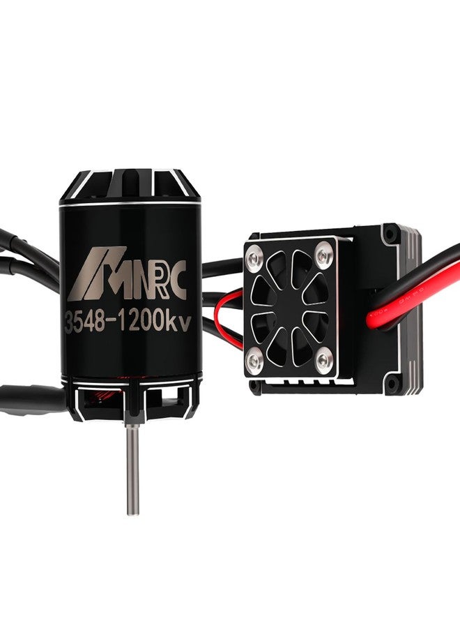 NMNRC 3548 1200kv Brushless Motor & 80A Brushless ESC for 1/10 Axial SCX10 II III TRX4 TRX6 Redcat Gen7 Gen8 RC Crawler Series Upgrades Part - Image 1